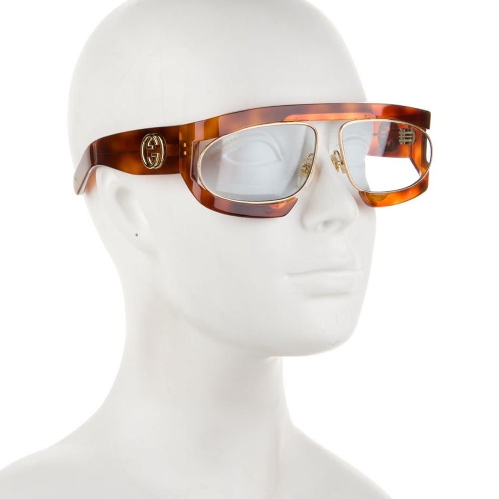 Gucci Brown Women's Glasses with Logo